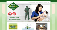 Desktop Screenshot of healthyhomepaints.com